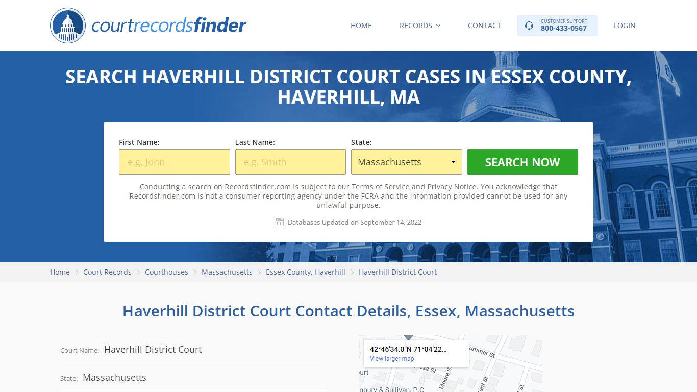 Haverhill District Court Case Search - Essex County, MA - RecordsFinder